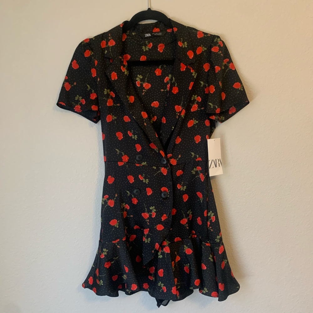 Brand new with tags Zara floral romper